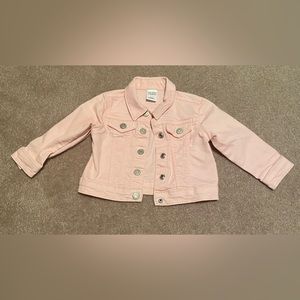 Pink jean jacket